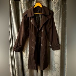 Women’s brown New York & Company Trench Coat size-L